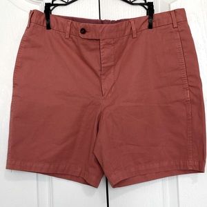 Men’s Sid Mashburn Salmon Shorts 36